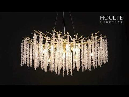 Snow Tree Branch Crystal Chandelier 102cm D