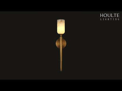 Axis Alabaster 1 Light Wall Sconce 54.8cm