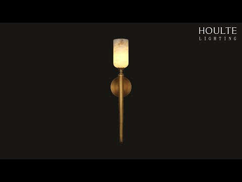 Axis Alabaster 1 Light Wall Sconce 54.8cm