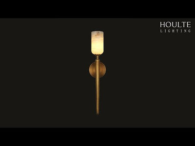 Axis Alabaster 1 Light Wall Sconce 54.8cm