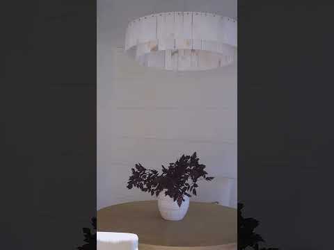 Sawyer Alabaster Round Chandelier 80cm D