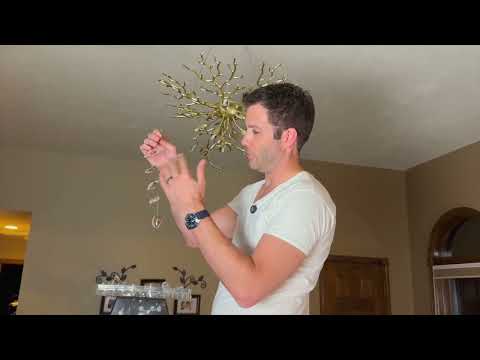 Frostleaf Crystal Grand Cascade Branches Chandelier 61cm D