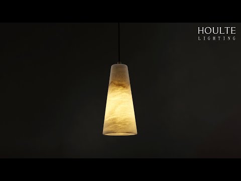 Capus Conical Alabaster Pendant 12.7cm
