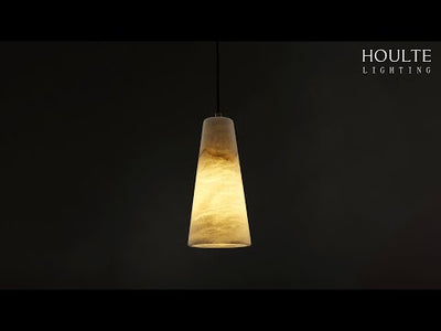 Capus Conical Alabaster Pendant 12.7cm