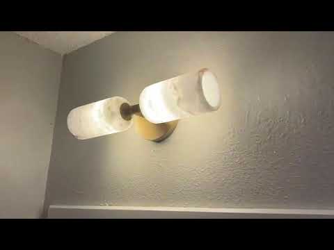 Axis Alabaster Wall Sconce 35cm