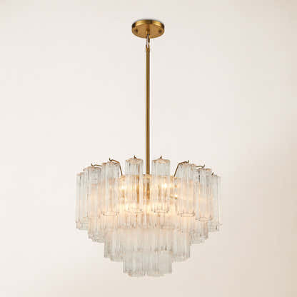 Dawel Glass Round Chandelier 24"D