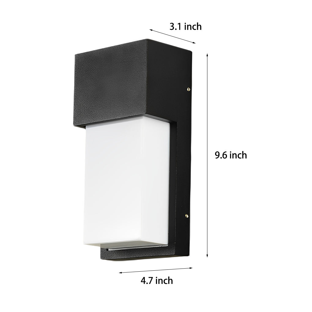 Rampart Rectangular Waterproof Outdoor Wall Light