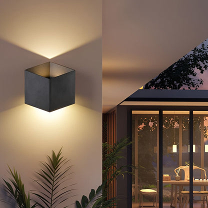 Monolith Square Outdoor Up Down Wall Light