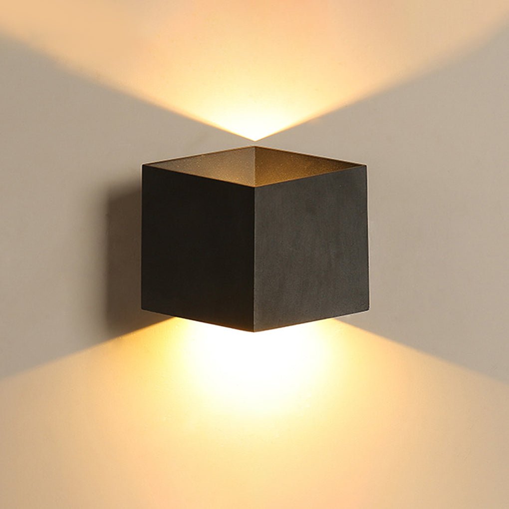 Monolith Square Outdoor Up Down Wall Light