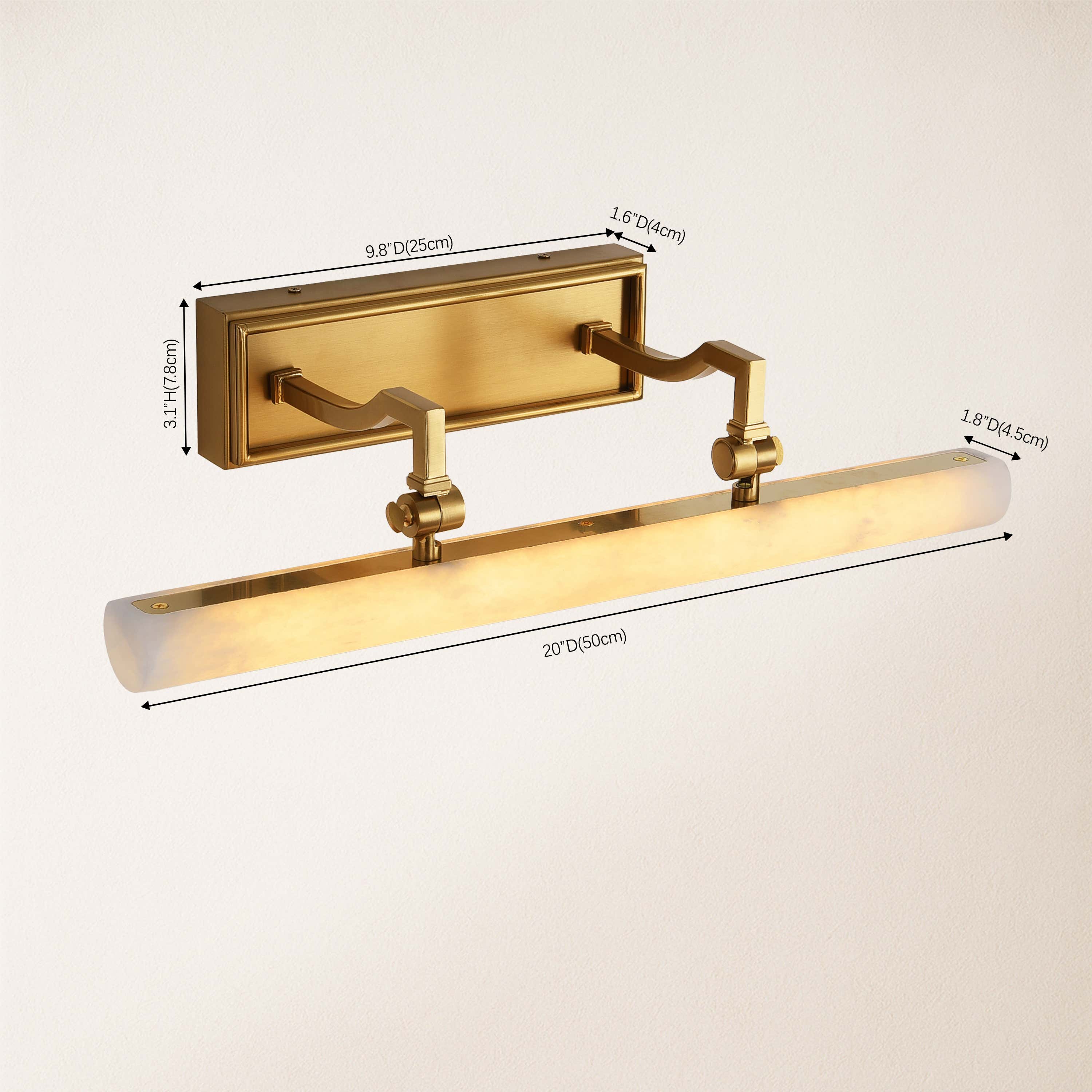 Nimbus Alabaster Picture Light 50cm