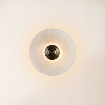 Miles Alabaster Wall Lamp 30cm D