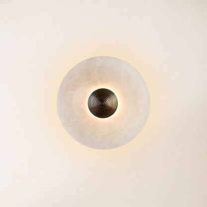 Miles Alabaster Wall Lamp 20cm D