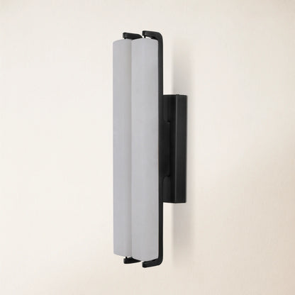 Clara Glow Alabaster Double Wall Sconce 48cm
