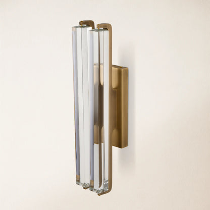 Clara Glow Crystal Double Wall Sconce 48cm