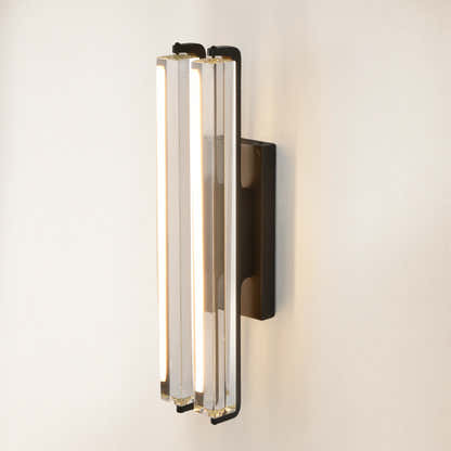 Clara Glow Crystal Double Wall Sconce 19"