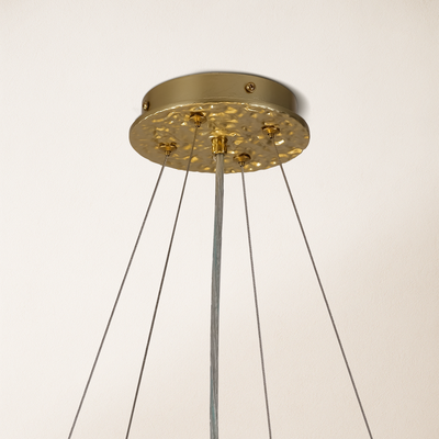 Twilight Branches Ceramic Glow Round Chandelier 60cm D