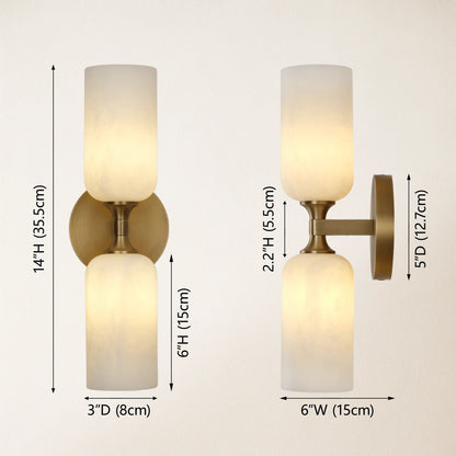 Axis Alabaster Wall Sconce 35cm