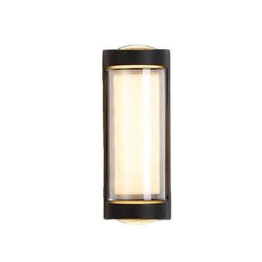Sleek Dual-Directional Outdoor Wall Light with Modern Arc & Rectangular Designs