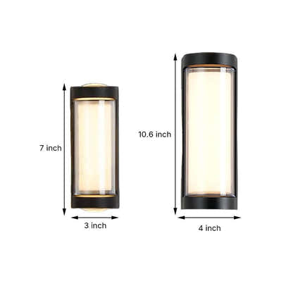 Crystyr Outdoor Up Down Wall Light