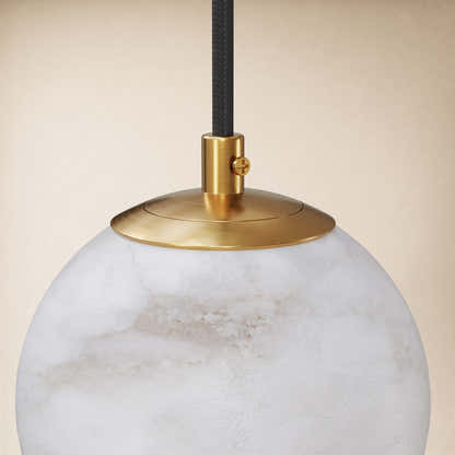 Solindra Resin Globe Pendant 4.7"D