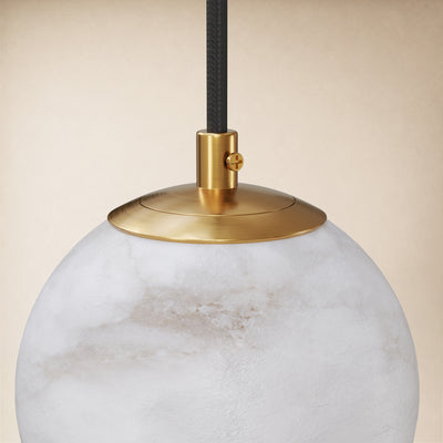 Solindra Resin Globe Pendant 4.7"D 