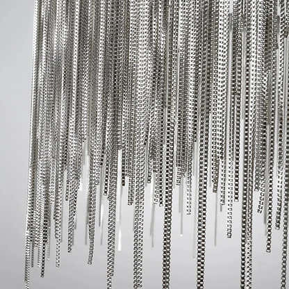 Teresa Cadena Steel Tassel Chandelier