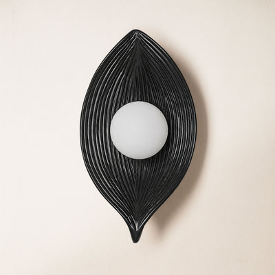 Sylvara Resin Leaf Wall Sconce 