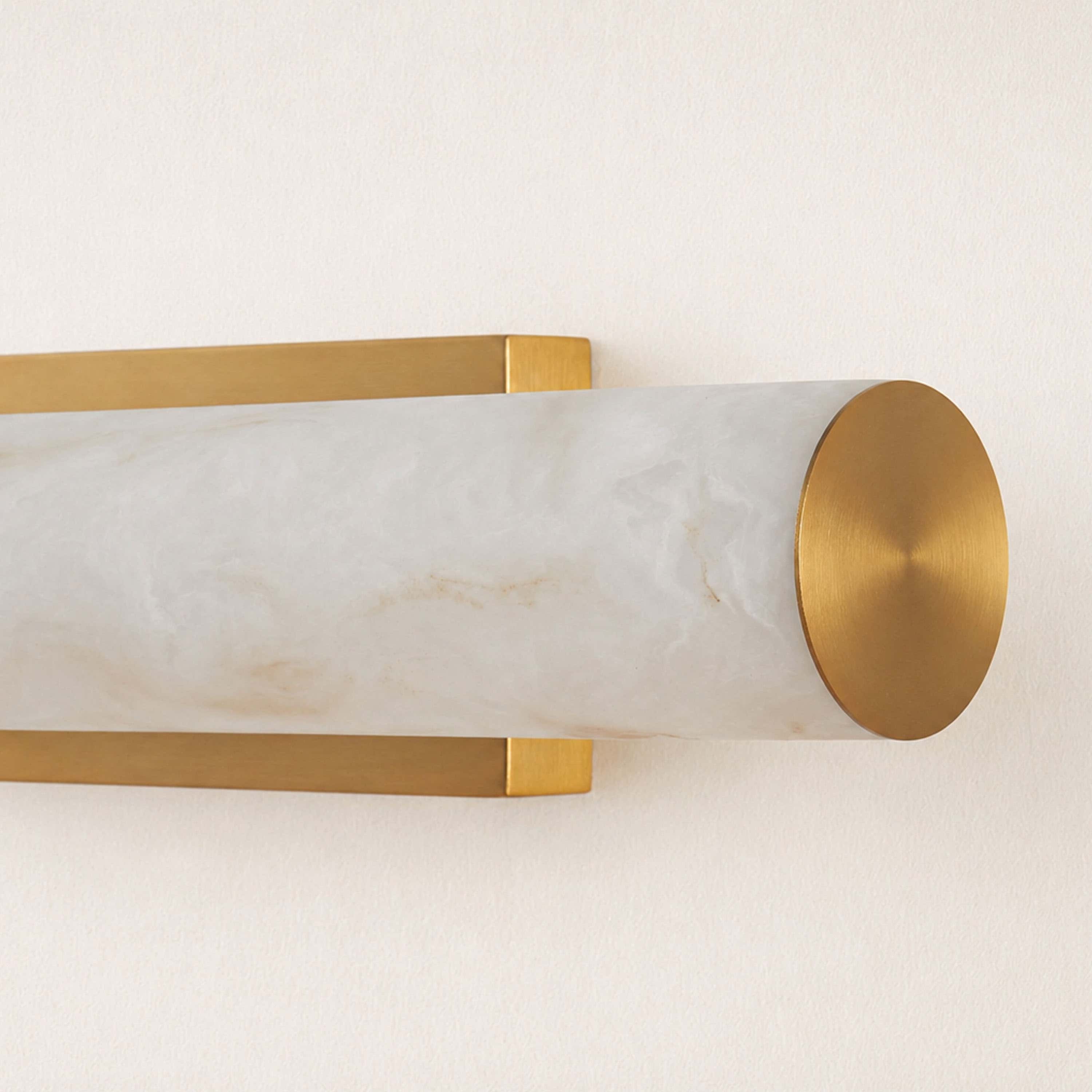 Sylvia Palladian Alabaster Wall Sconce 50cm H