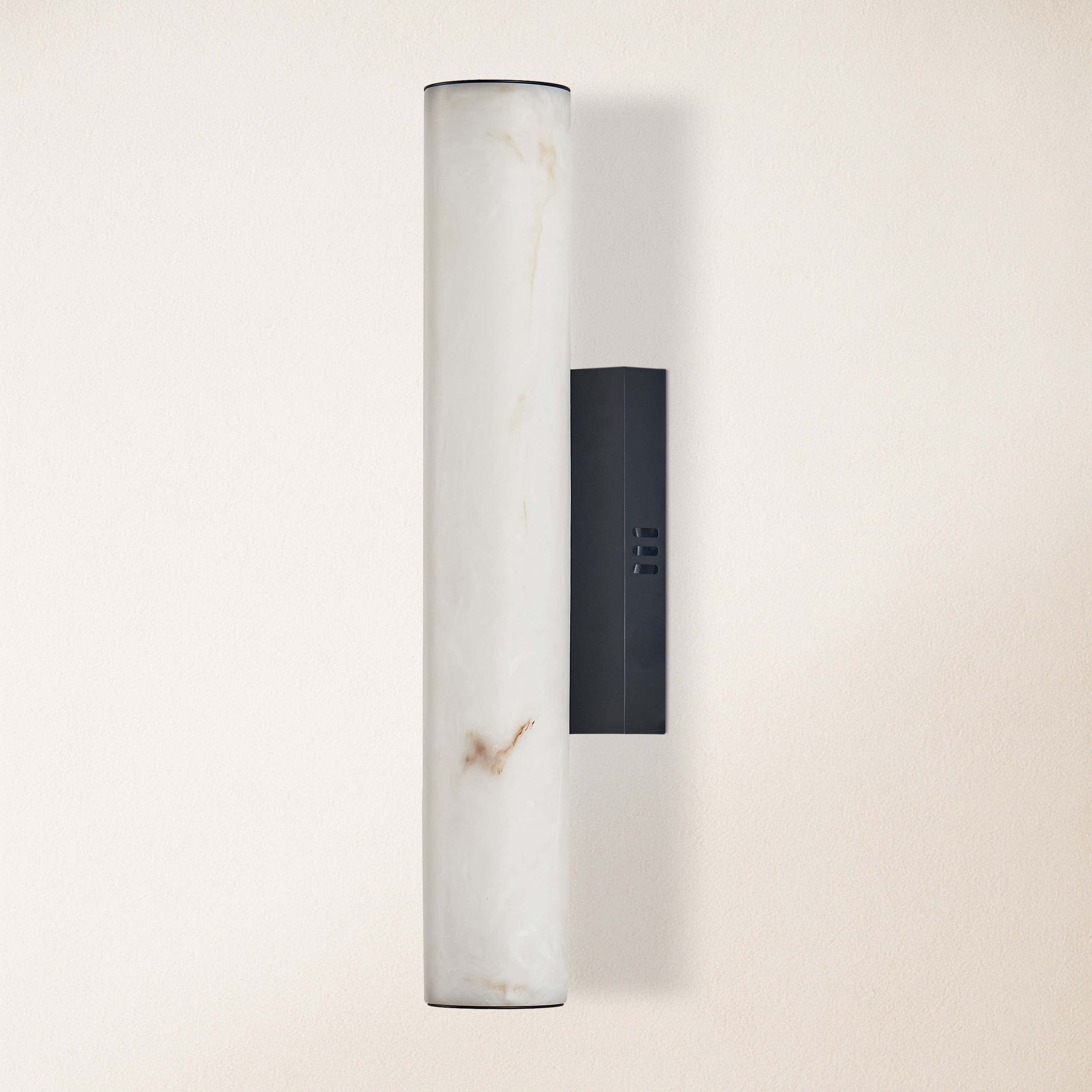 Sylvia Palladian Alabaster Wall Sconce 50cm H