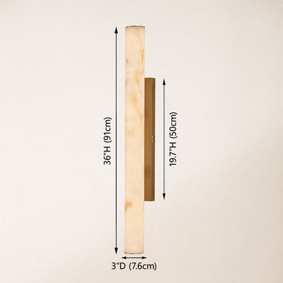 Sylvia Palladian Resin Wall Sconce 36"H size-image 