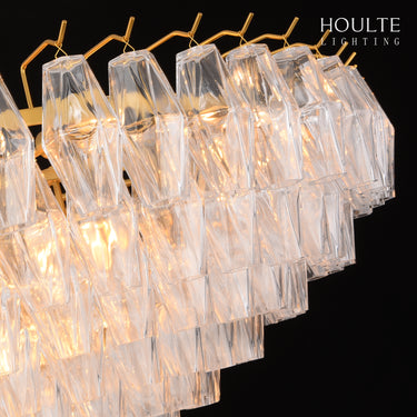 Celestial Drop Glass Crystal Glass Chandelier 122cm D