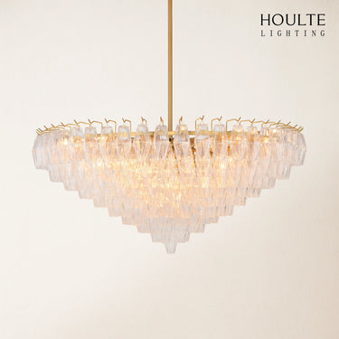 Celestial Drop Glass Crystal Glass Chandelier 122cm D
