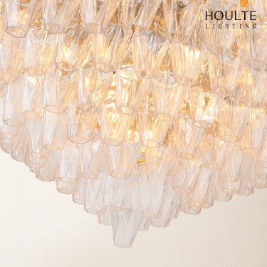 Celestial Drop Glass Crystal Glass Chandelier 122cm D