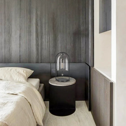 Bellhop Vintage Glass Table Lamp 53 cm H