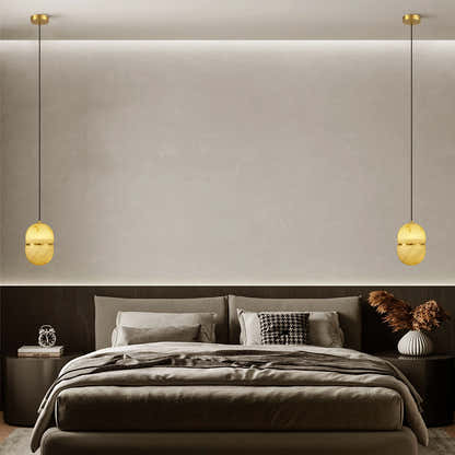 Hecate Alabaster Modern Pendant 14cm