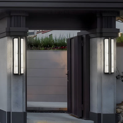 Voidray Resin Marble Shade Outdoor Wall Light