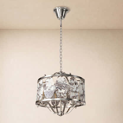 Pietra Quartzite Round Chandelier 25.5"D