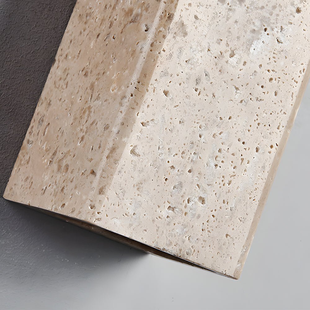 Quartzyx Yellow Travertine Outdoor Wall Light