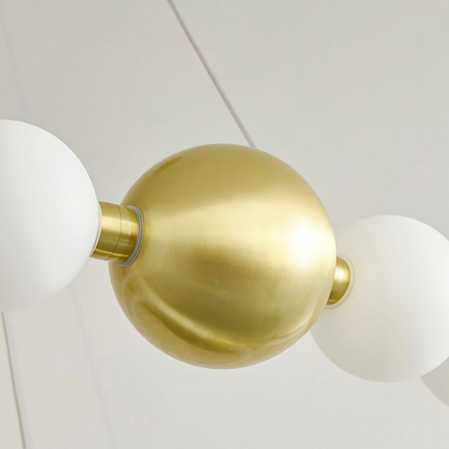 Velora Pearl Bead Round Chandelier 42cm D