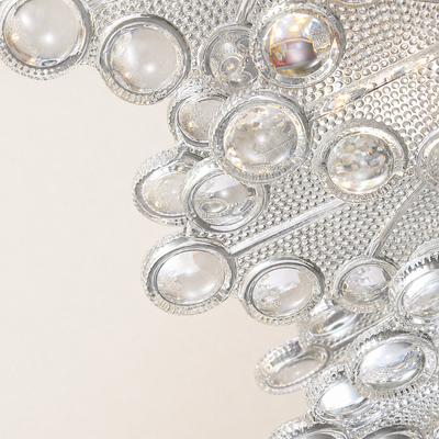 Veliora Layered Glass Chandelier