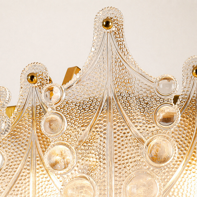 Veliora Layered Glass Chandelier
