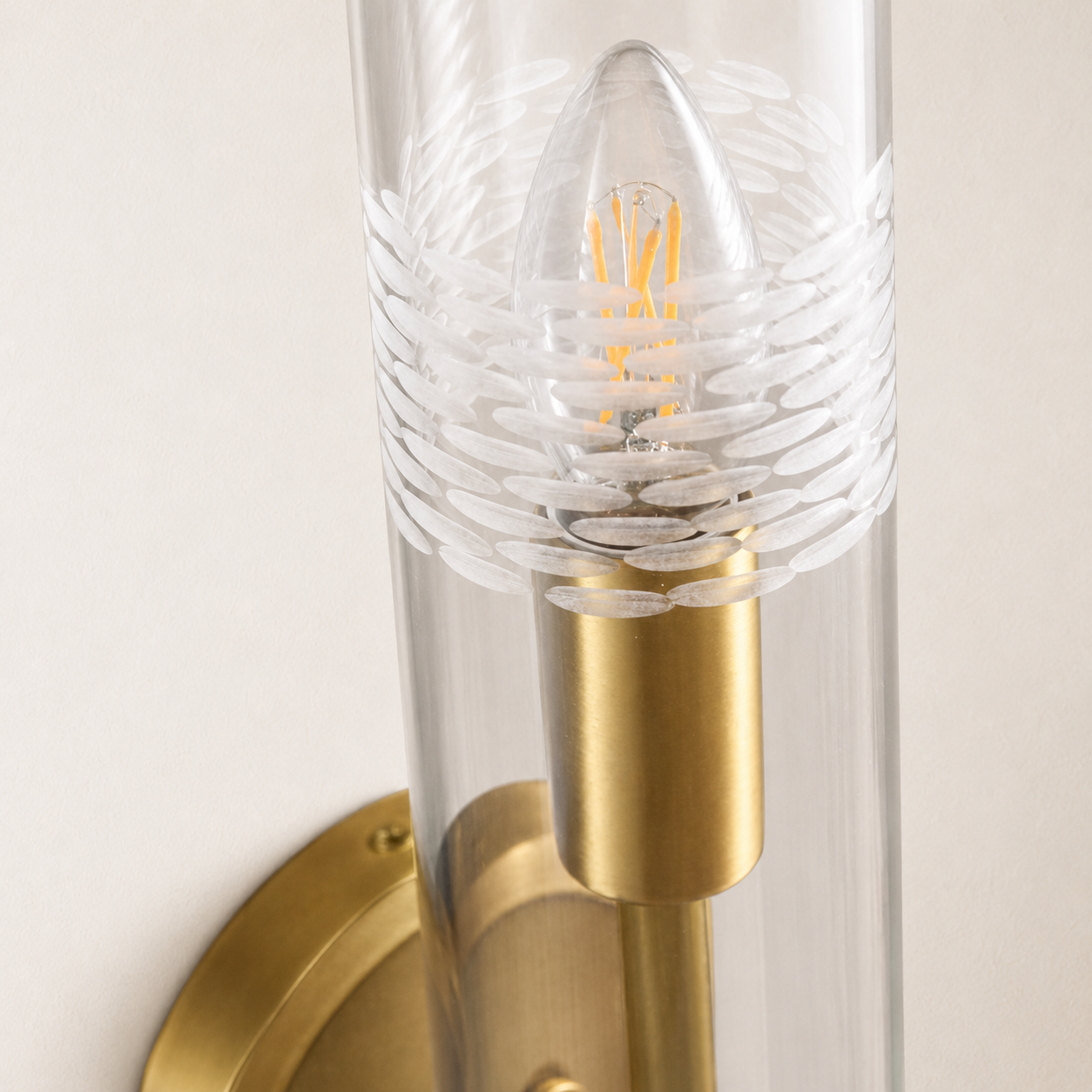 Aureline Glass Wall Sconce