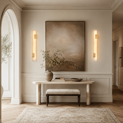 Caelia Alabaster Linear Wall Sconce